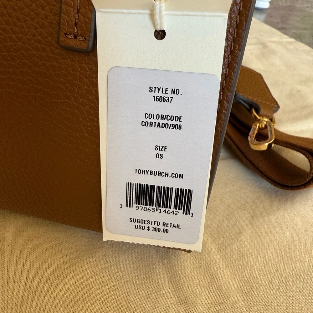 NWT , Tory Burch Blake mini Brown tote Bag ( crossbody )